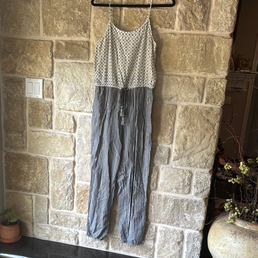 J Crew Stylish Striped Jumpsuit